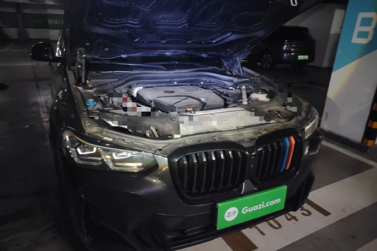 Used BMW X3 2022 Second Facelift xDrive30i Leading Edition M Night Sky Package Engine Bay Right
