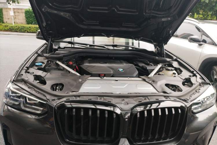 Used BMW X3 2022 xDrive30i Luxury Model M Night Sky Package Engine Bay