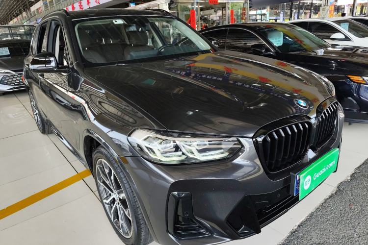 Used BMW X3 2022 xDrive30i Luxury Model M Night Sky Package Front Right 45 Deg