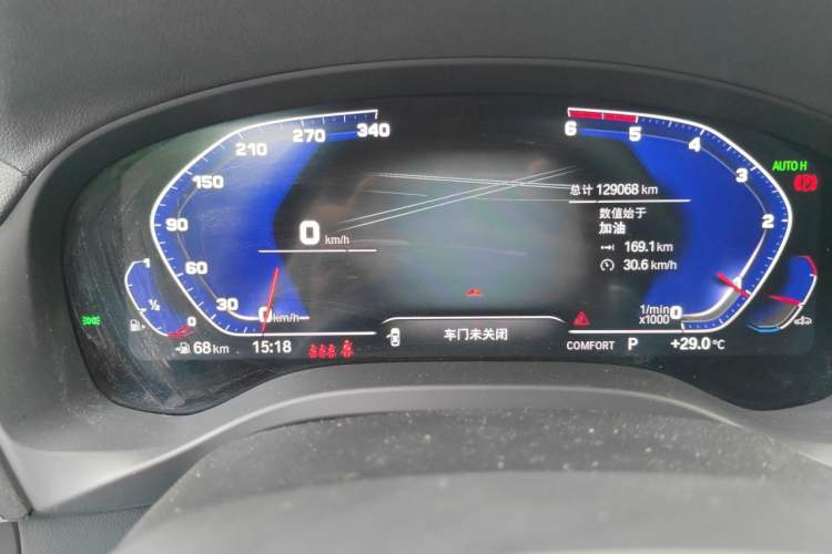 Used BMW X3 2022 xDrive30i Luxury Model M Night Sky Package Instrument Cluster
