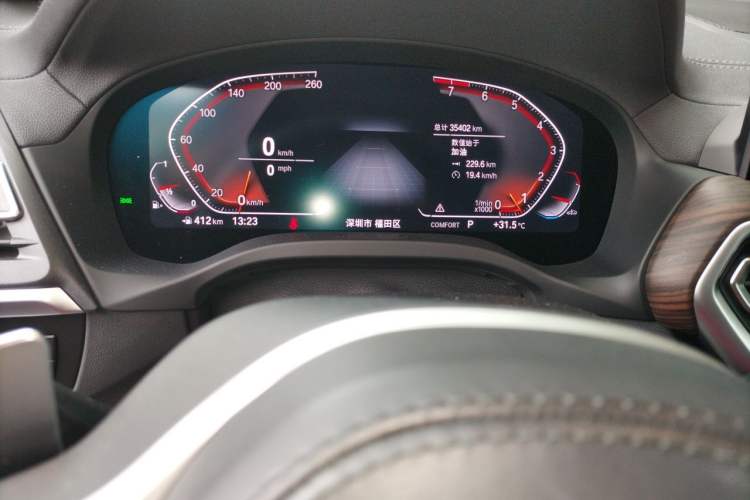 Used BMW X3 2022 xDrive30i Luxury Model M Night Sky Package Instrument Cluster