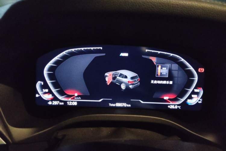 Used BMW X3 2022 xDrive30i Luxury Model M Night Sky Package Instrument Cluster