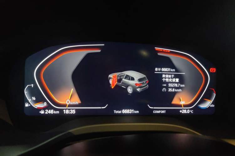 Used BMW X3 2022 xDrive30i Luxury Model M Night Sky Package Instrument Cluster