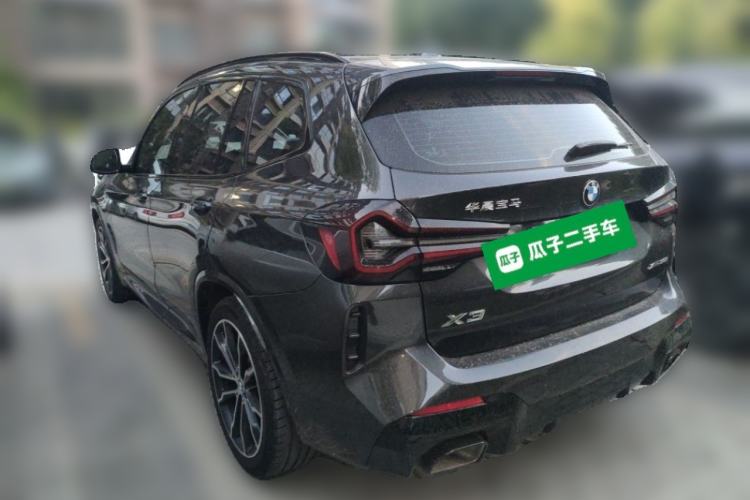Used BMW X3 2022 Facelift xDrive30i Luxury Edition M Night Edition Package Rear Left 45 Deg