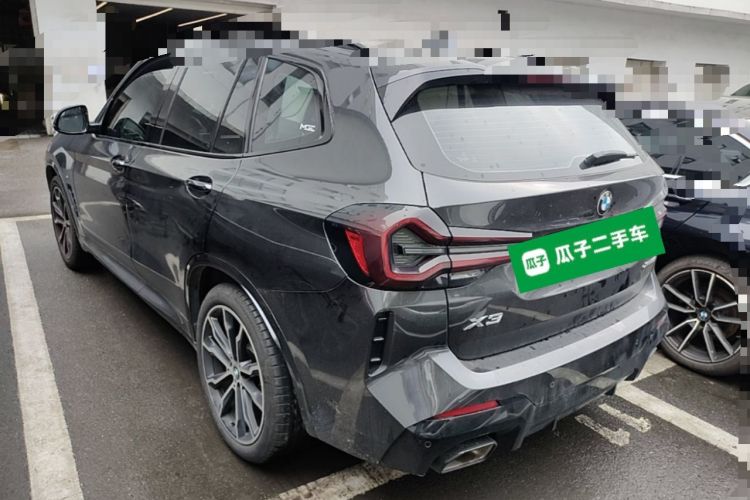 Used BMW X3 2022 xDrive30i Luxury Model M Night Sky Package Rear Left 45 Deg