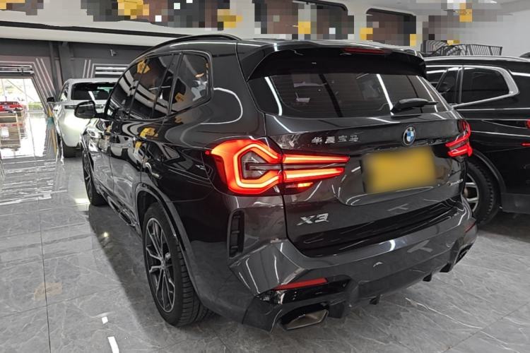 Used BMW X3 2022 xDrive30i Luxury Model M Night Sky Package Rear Left 45 Deg