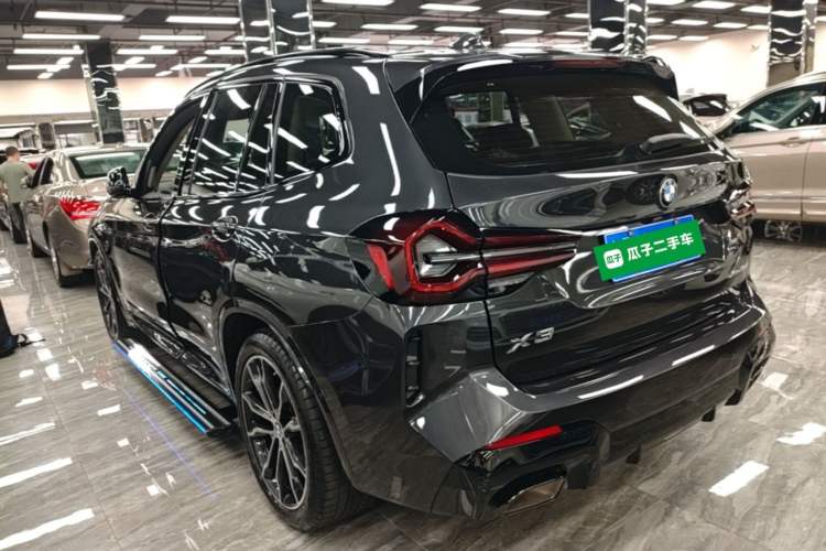 Used BMW X3 2022 xDrive30i Luxury Model M Night Sky Package Rear Left 45 Deg