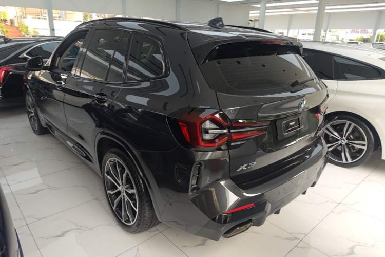 Used BMW X3 2022 Second Facelift xDrive30i Leading Edition M Night Sky Package Rear Left 45 Deg