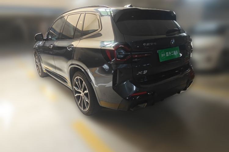 Used BMW X3 2022 Facelift xDrive30i Luxury Edition M Night Edition Package Rear Left 45 Deg