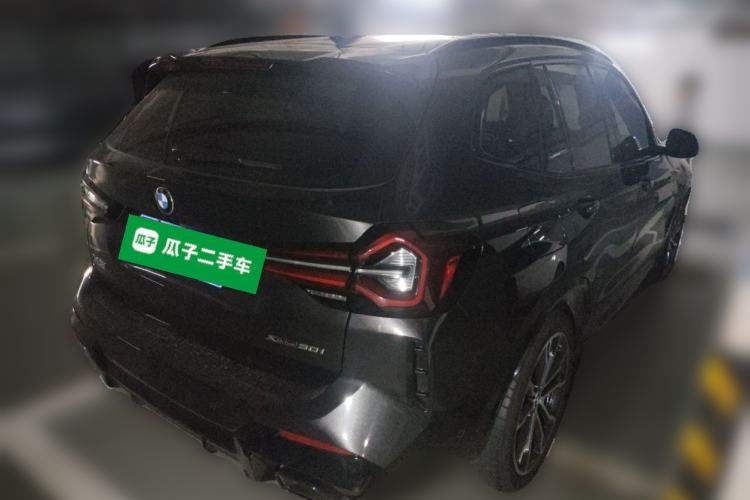 Used BMW X3 2022 xDrive30i Luxury Model M Night Sky Package Rear Right 45 Deg