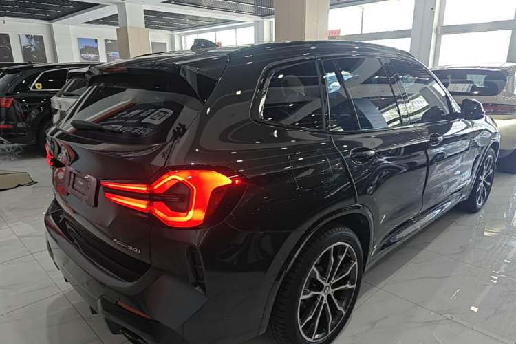 Used BMW X3 2022 xDrive30i Luxury Model M Night Sky Package Rear Right 45 Deg