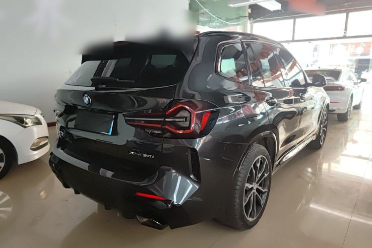 Used BMW X3 2022 xDrive30i Luxury Model M Night Sky Package Rear Right 45 Deg