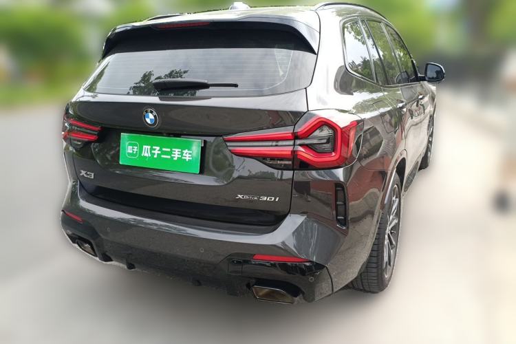 Used BMW X3 2022 xDrive30i Luxury Model M Night Sky Package Rear Right 45 Deg