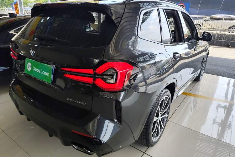 Used BMW X3 2022 xDrive30i Luxury Model M Night Sky Package Rear Right 45 Deg