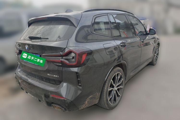 Used BMW X3 2022 xDrive30i Luxury Model M Night Sky Package Rear Right 45 Deg