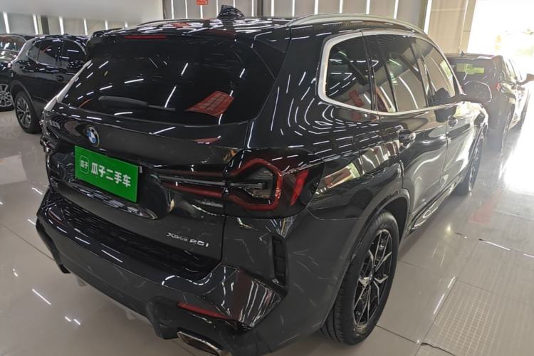 Used BMW X3 2022 Restyled xDrive25i M Sport Package Rear Right 45 Deg