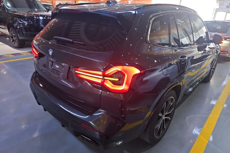 Used BMW X3 2022 xDrive30i Luxury Model M Night Sky Package Rear Right 45 Deg
