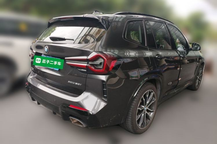 Used BMW X3 2022 xDrive30i Luxury Model M Night Sky Package Rear Right 45 Deg