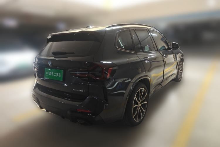 Used BMW X3 2022 Facelift xDrive30i Luxury Edition M Night Edition Package Rear Right 45 Deg