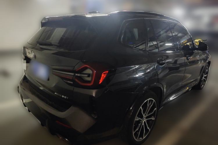 Used BMW X3 2022 xDrive30i Luxury Model M Night Sky Package Rear Right 45 Deg