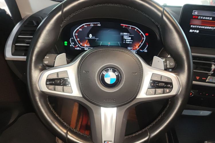 Used BMW X3 2022 xDrive30i Luxury Model M Night Sky Package Steering Wheel