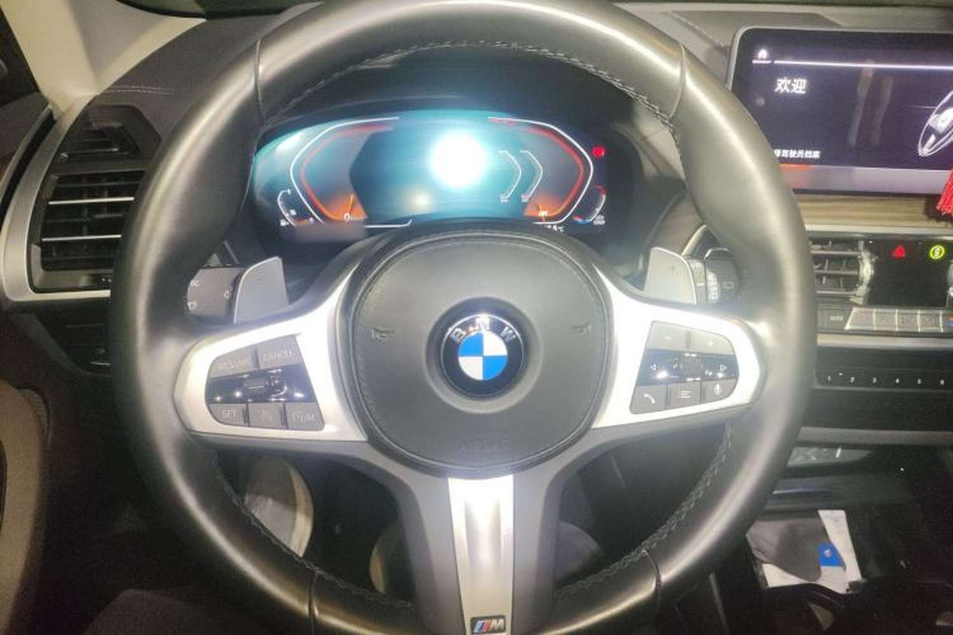 Used BMW X3 2022 xDrive30i Luxury Model M Night Sky Package Steering Wheel