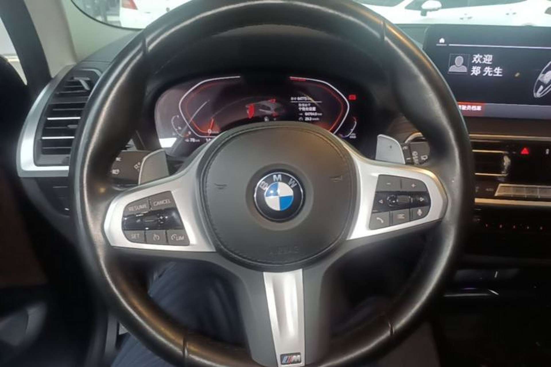 Used BMW X3 2022 xDrive30i Luxury Model M Night Sky Package Steering Wheel