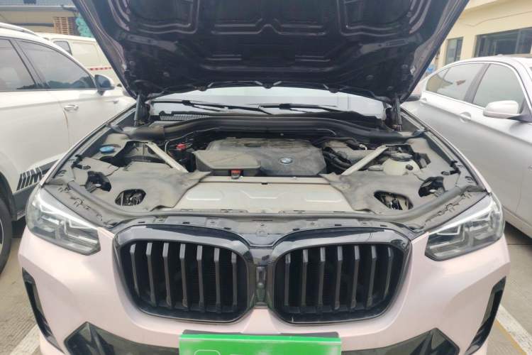 Used BMW X3 2022 xDrive30i Luxury Model M Night Sky Package Engine Bay