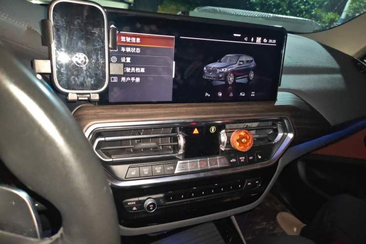 Used BMW X3 2022 xDrive30i Luxury Model M Night Sky Package Audio And AC Panel