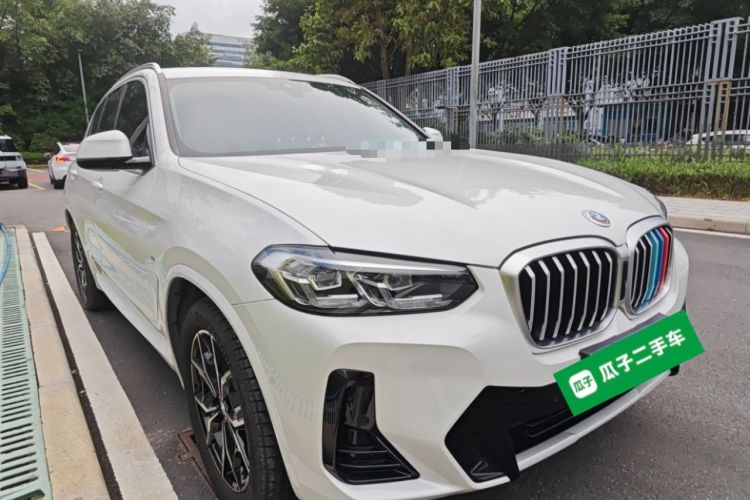 Used BMW X3 2022 xDrive25i M Sport Package Front Right 45 Deg