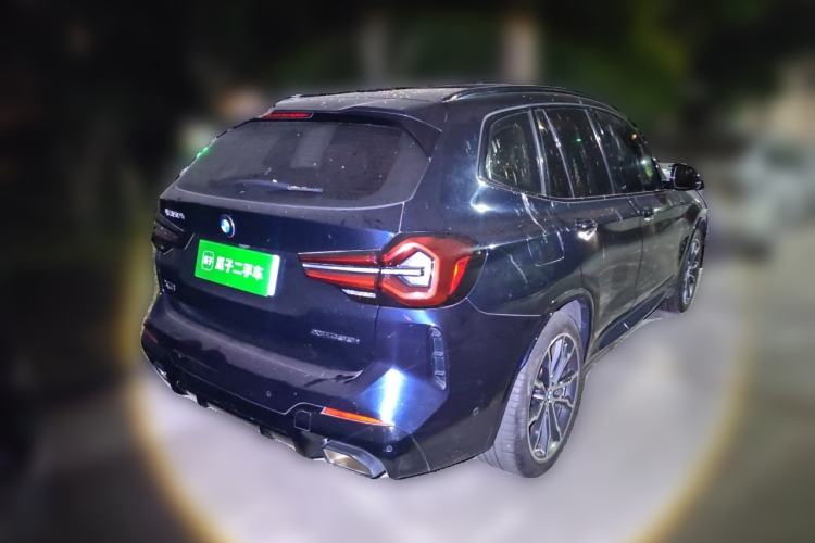 Used BMW X3 2022 xDrive30i Luxury Model M Night Sky Package Rear Right 45 Deg