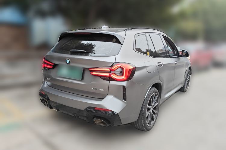 Used BMW X3 2022 Facelift xDrive30i Luxury Edition M Night Edition Package Rear Right 45 Deg