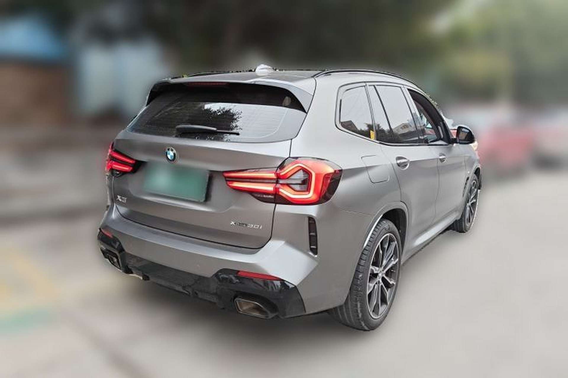Used BMW X3 2022 Facelift xDrive30i Luxury Edition M Night Edition Package Rear Right 45 Deg