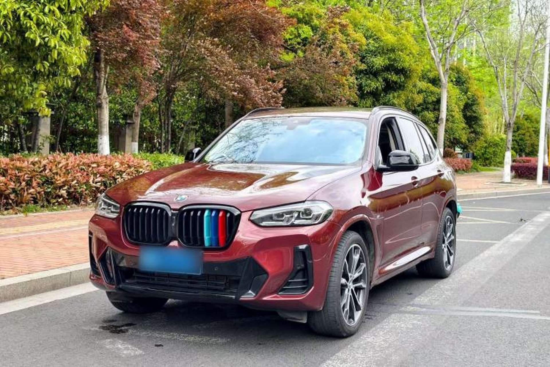 Used BMW X3 2022 Second Facelift xDrive30i Leading Edition M Night Sky Package Front Left 45 Deg
