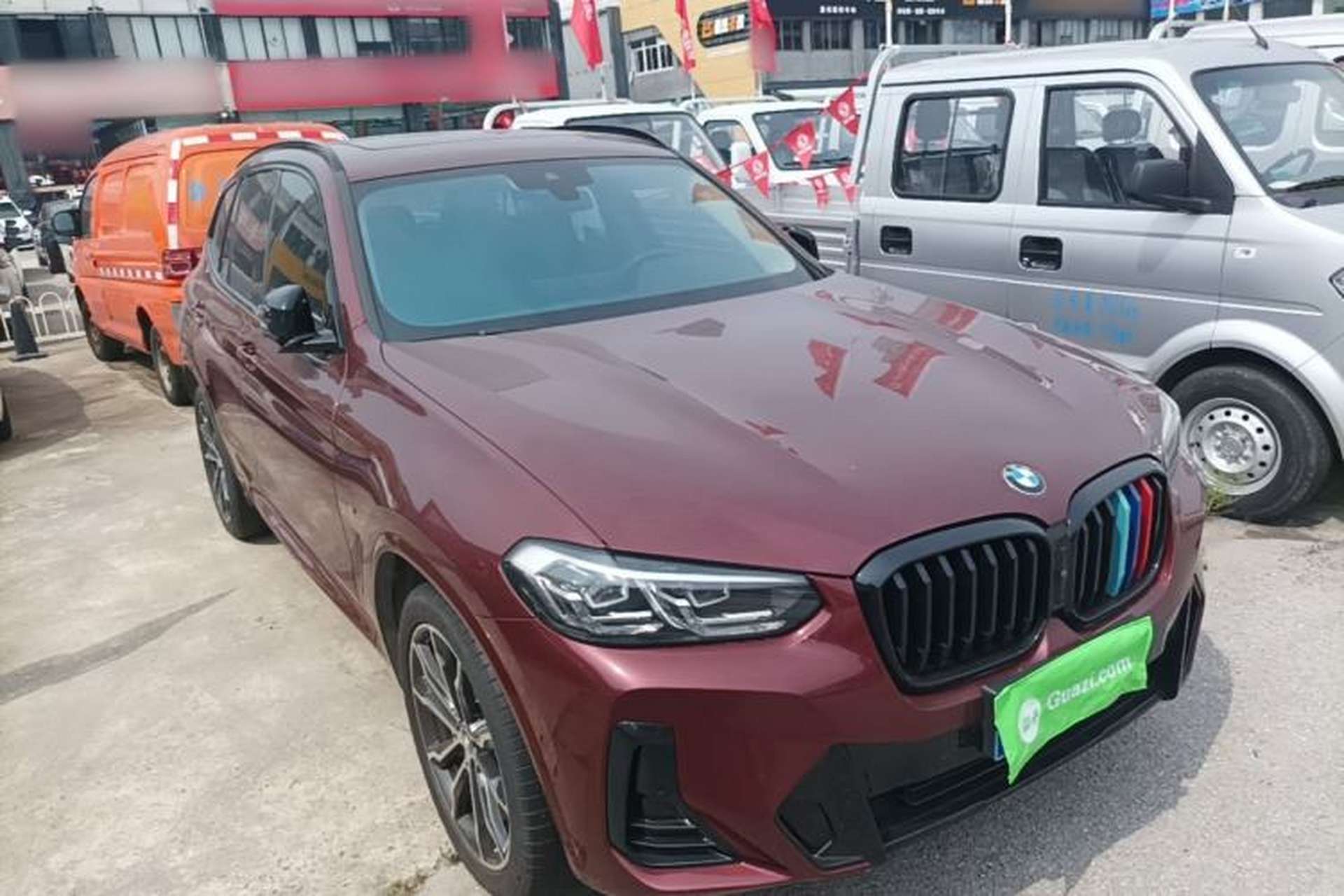 Used BMW X3 2022 Second Facelift xDrive30i Leading Edition M Night Sky Package Front Right 45 Deg