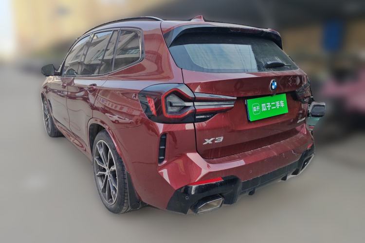 Used BMW X3 2022 xDrive30i Luxury Model M Night Sky Package Rear Left 45 Deg