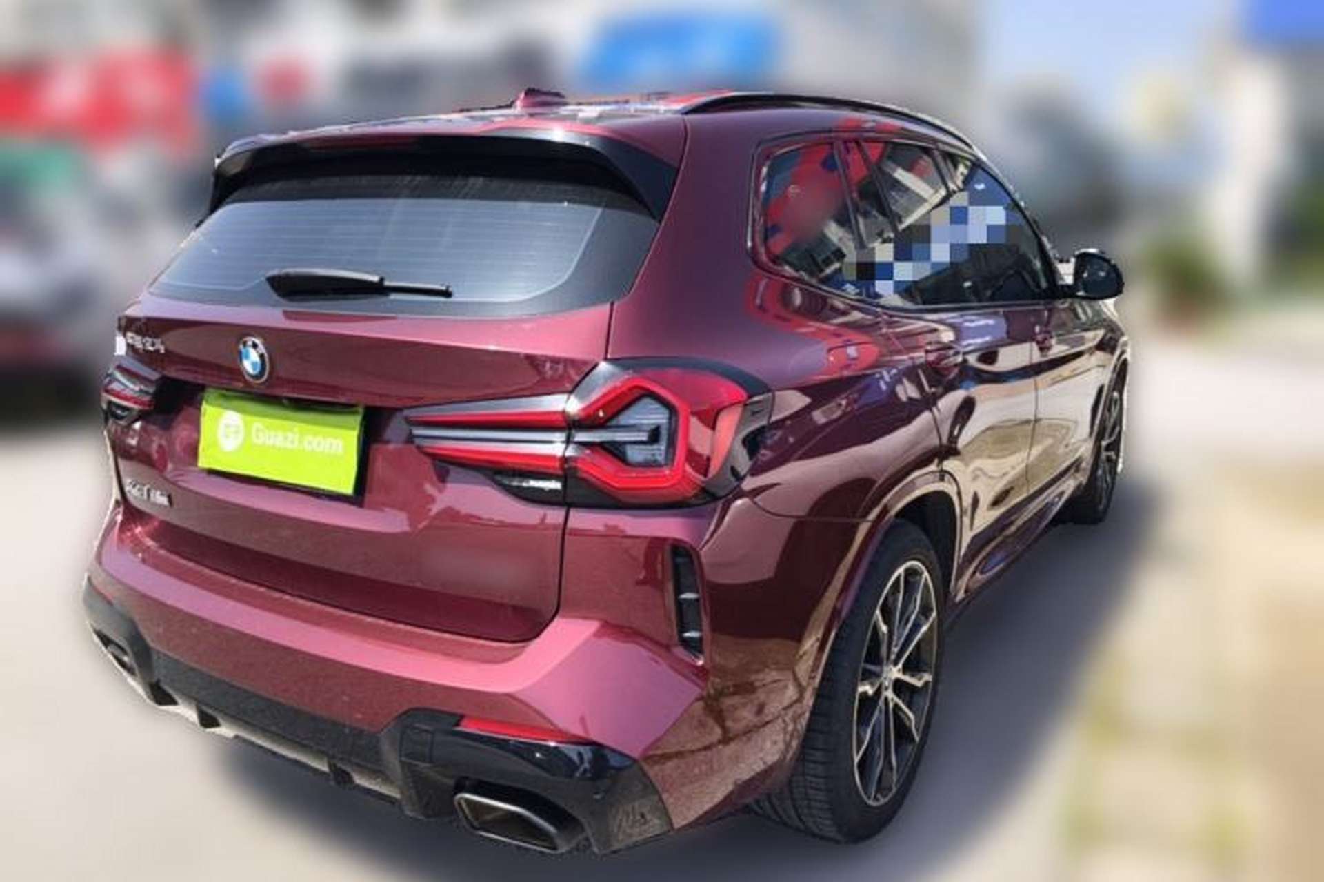 Used BMW X3 2022 Second Facelift xDrive30i Leading Edition M Night Sky Package Rear Right 45 Deg