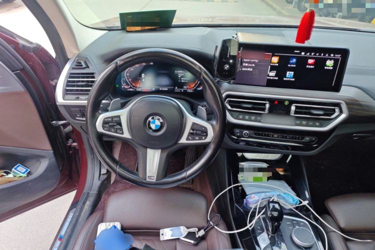 Used BMW X3 2022 xDrive30i Luxury Model M Night Sky Package Steering Wheel
