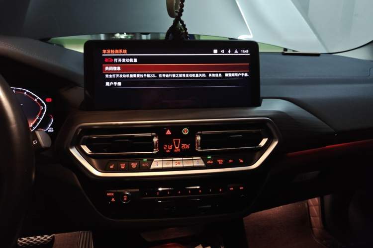 Used BMW X3 2022 Second Facelift xDrive30i Leading Edition M Night Sky Package Audio And AC Panel