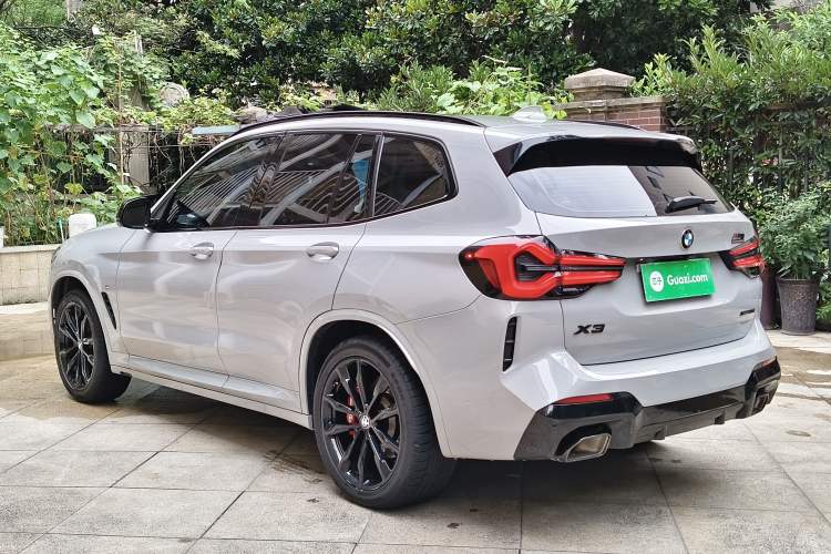 Used BMW X3 2022 Second Facelift xDrive30i Leading Edition M Night Sky Package Rear Left 45 Deg