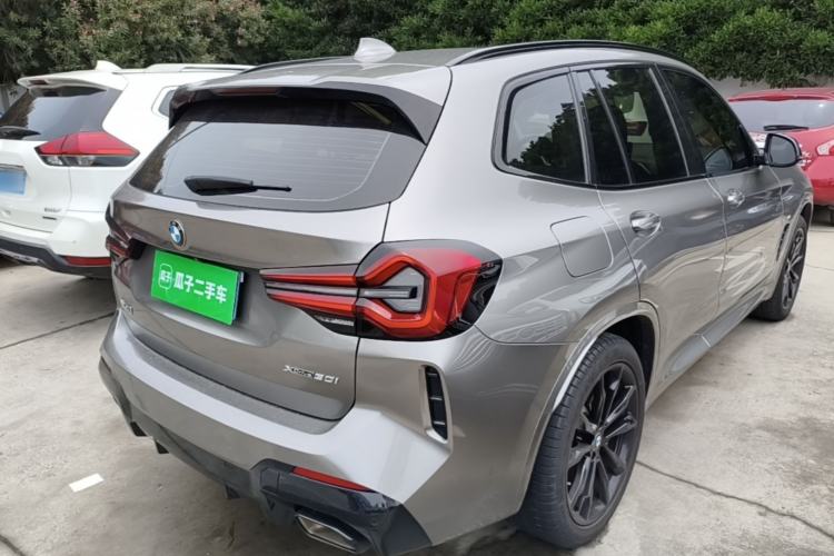 Used BMW X3 2022 Second Facelift xDrive30i Leading Edition M Night Sky Package Rear Right 45 Deg