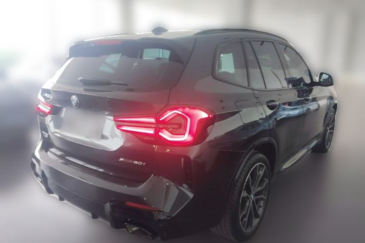 Used BMW X3 2022 xDrive30i Luxury Model M Night Sky Package Rear Right 45 Deg