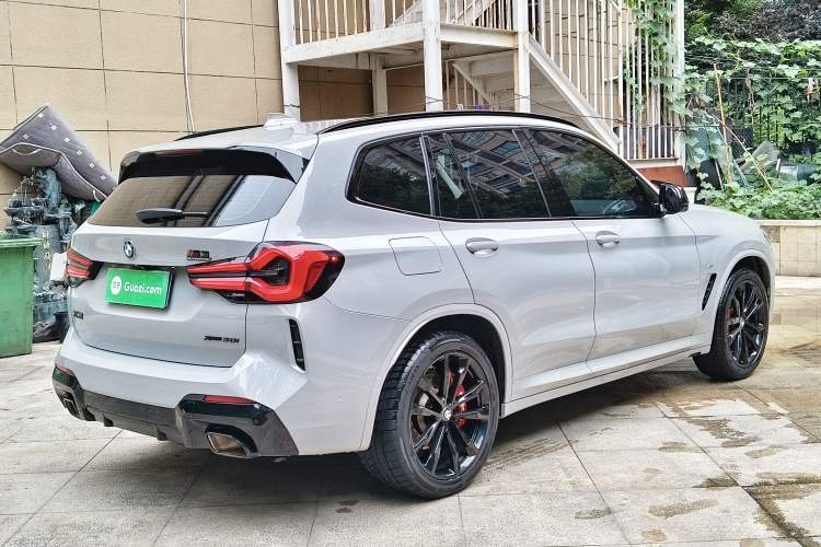Used BMW X3 2022 Second Facelift xDrive30i Leading Edition M Night Sky Package Rear Right 45 Deg