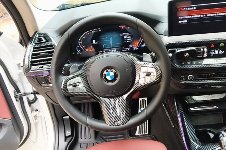 Used BMW X3 2022 Second Facelift xDrive30i Leading Edition M Night Sky Package Steering Wheel