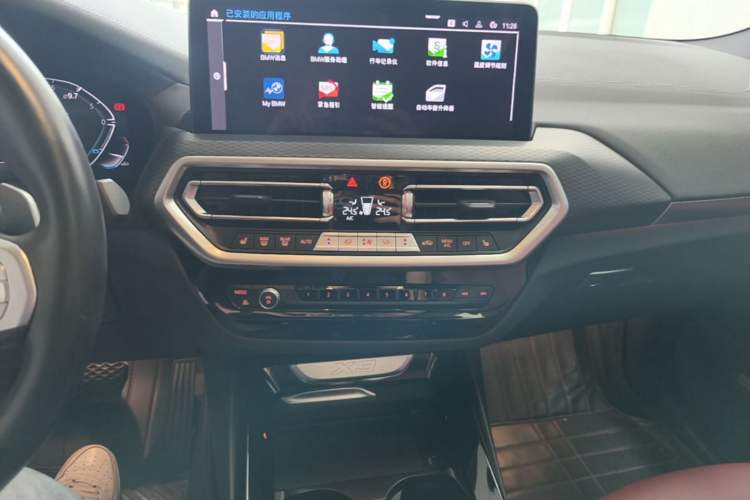 Used BMW X3 2022 Second Facelift xDrive30i Luxury Edition M Night Sky Package Audio And AC Panel