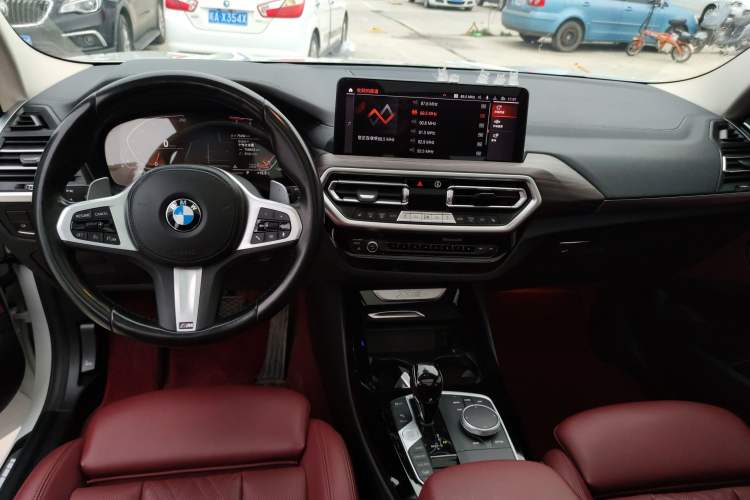 Used BMW X3 2022 xDrive30i Luxury Model M Night Sky Package Audio And AC Panel