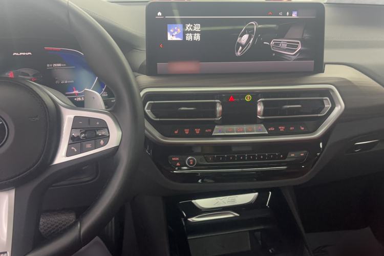 Used BMW X3 2022 Second Facelift xDrive30i Leading Edition M Night Sky Package Audio And AC Panel