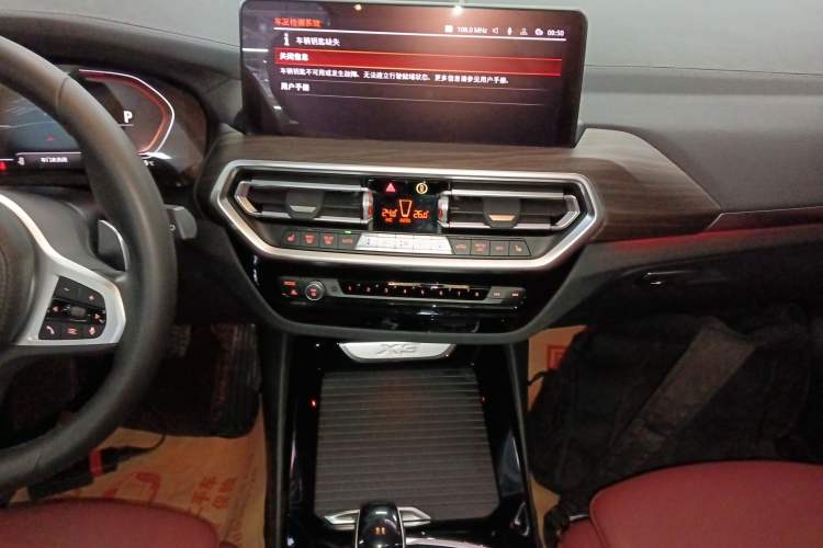 Used BMW X3 2022 Second Facelift xDrive30i Leading Edition M Night Sky Package Audio And AC Panel