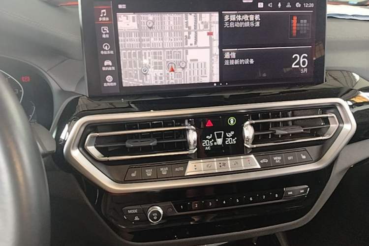 Used BMW X3 2022 Restyled xDrive25i M Sport Package Audio And AC Panel