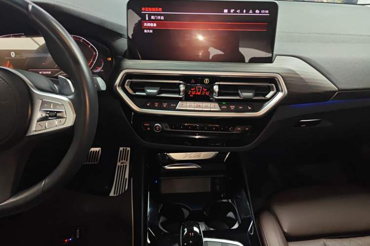 Used BMW X3 2022 Second Facelift xDrive30i Leading Edition M Night Sky Package Audio And AC Panel